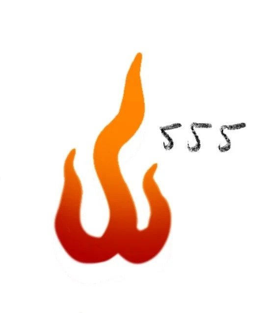 Flash tattoo 555