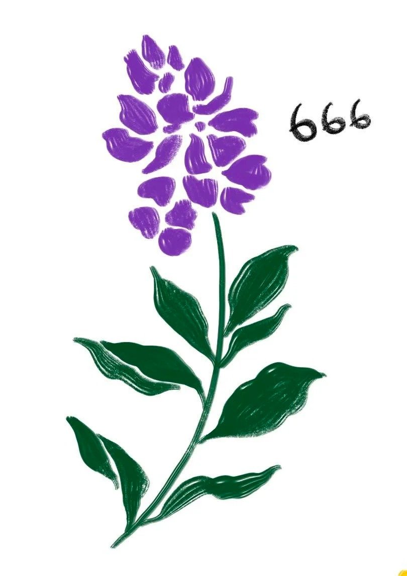 Flash tattoo 666